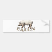 Acrobat BACON Varken Bumpersticker (Voorkant)