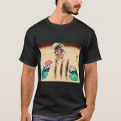 Acrobat Cat, Hiroshige, Ukiyo-e T-shirt (Voorkant)