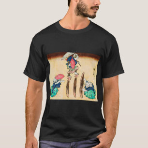 Acrobat Cat, Hiroshige, Ukiyo-e T-shirt