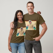 Acrobat Cat, Hiroshige, Ukiyo-e T-shirt (Unisex)