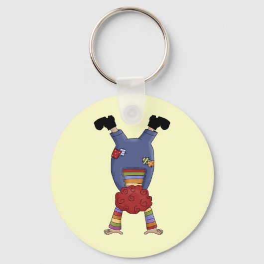 Acrobat Circus Clown Sleutelhanger (Voorkant)