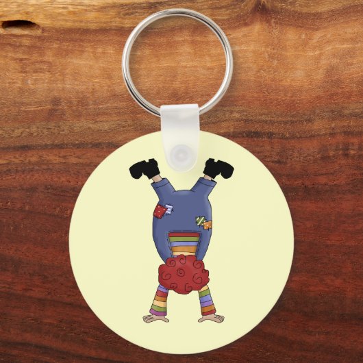 Acrobat Circus Clown Sleutelhanger (Voorkant)