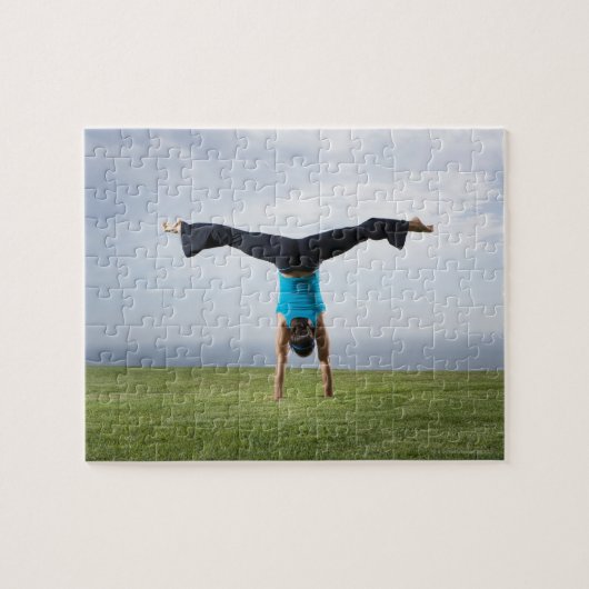 Acrobat en Contortionisten 2 Legpuzzel (Horizontaal)
