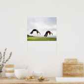 Acrobat en Contortionisten 3 Poster (Keuken)