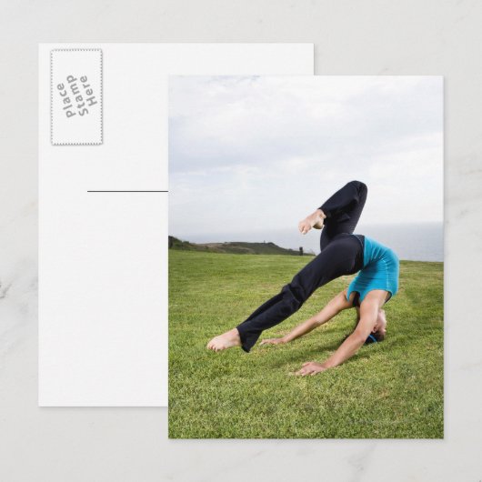 Acrobat en Contortionisten Briefkaart (Voorkant / Achterkant)