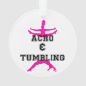 Acrobat en Tumbling Ornament (achterkant)