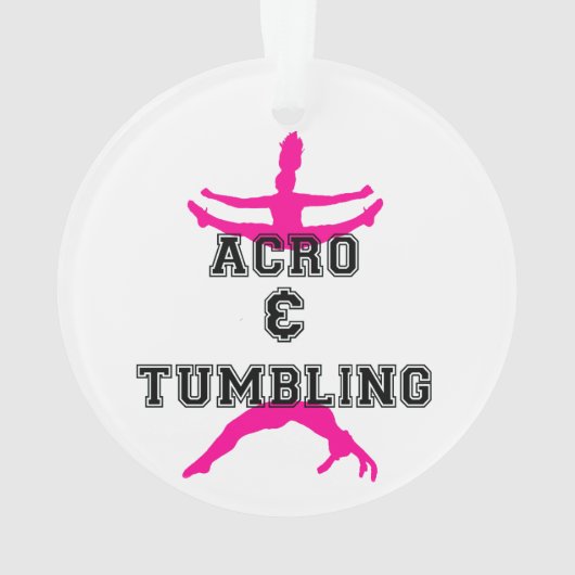 Acrobat en Tumbling Ornament (achterkant)