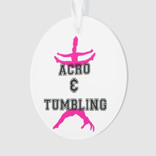 Acrobat en Tumbling Ornament (voorkant)