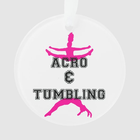 Acrobat en Tumbling Ornament (voorkant)