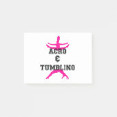 Acrobat en Tumbling Post-it® Notes (Voorkant)