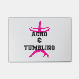 Acrobat en Tumbling Post-it® Notes