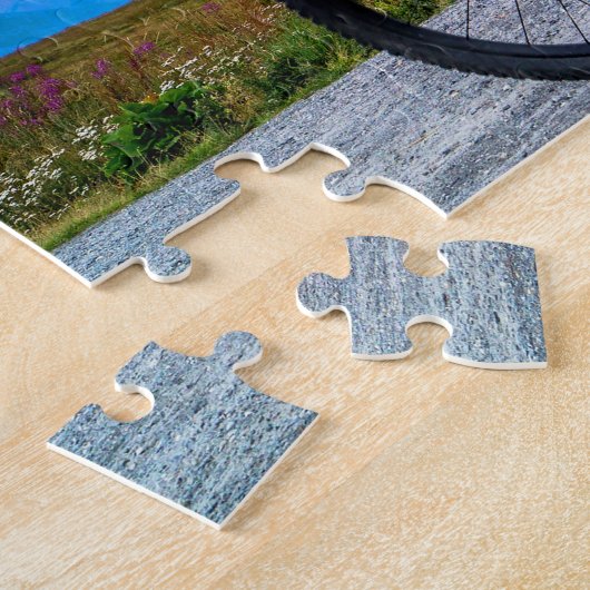 Acrobat Freestyle Cyclist Jigzaag Puzzle Legpuzzel (Zijkant)