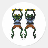 Acrobat Frogs Stickers (Voorkant)