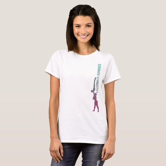 Acrobat Gymnastics Ombre T-Shirt (Voorkant volledig)