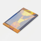 Acrobat headstand Art Photo Post-it Notes (Schuin)