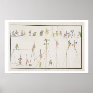 Acrobat, Jugglers, Imitators, Entertainers voor Poster