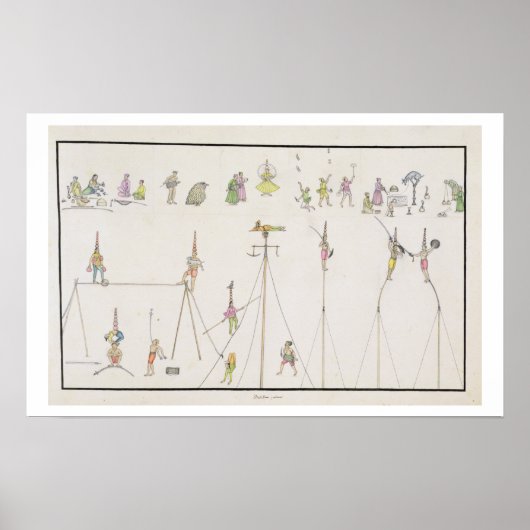 Acrobat, Jugglers, Imitators, Entertainers voor Poster (Voorkant)
