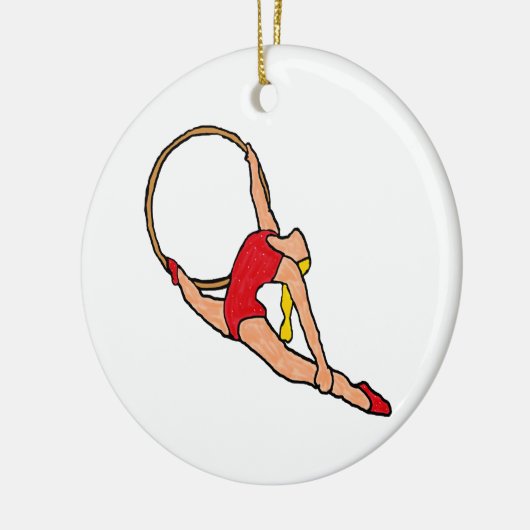 Acrobat Keramisch Ornament (Links)
