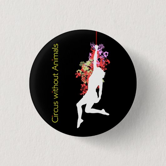 Acrobat of Modern Circus Ronde Button 3,2 Cm (Voorkant)