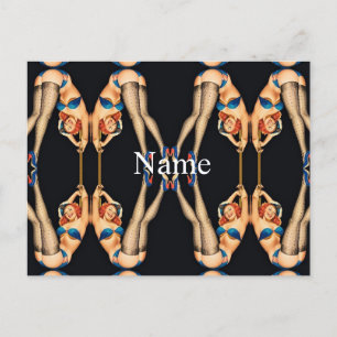 Acrobat Pinups Thunder_Cove Briefkaart