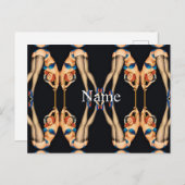 Acrobat Pinups Thunder_Cove Briefkaart (Voorkant / Achterkant)