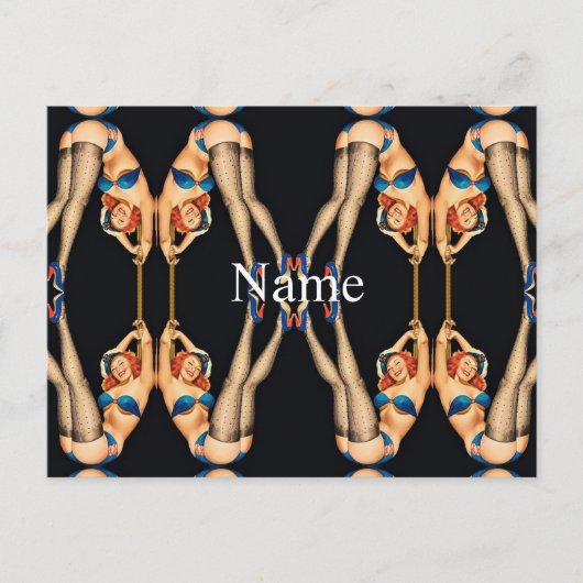 Acrobat Pinups Thunder_Cove Briefkaart (Voorkant)