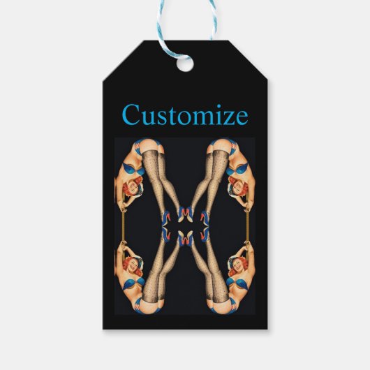 Acrobat  Pinups Thunder_Cove Cadeaulabel (Voorkant)