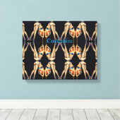 Acrobat  Pinups Thunder_Cove Canvas Afdruk (Insitu (Houten vloer))