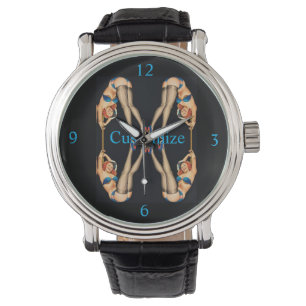 Acrobat Pinups Thunder_Cove Horloge