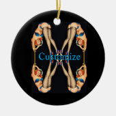 Acrobat Pinups Thunder_Cove Keramisch Ornament (Voorkant)