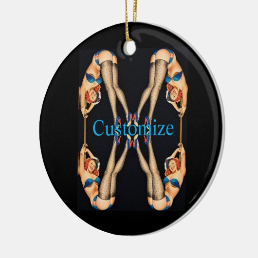 Acrobat  Pinups Thunder_Cove Keramisch Ornament (Links)