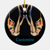 Acrobat  Pinups Thunder_Cove Keramisch Ornament (Achterkant)
