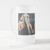 Acrobat Pinups Thunder_Cove Matglas Bierpul (Voorkant links)