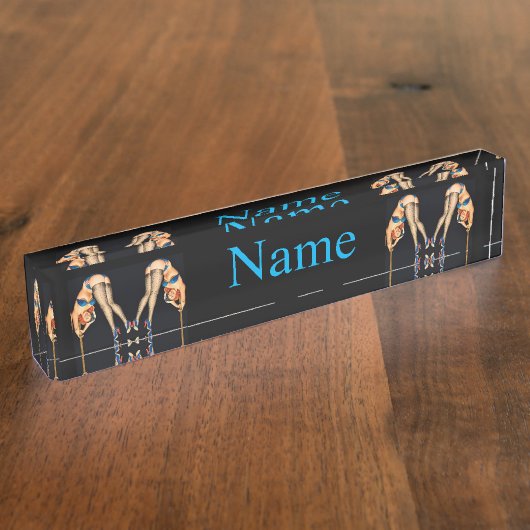 Acrobat  Pinups Thunder_Cove Naambordje (Zijkant)