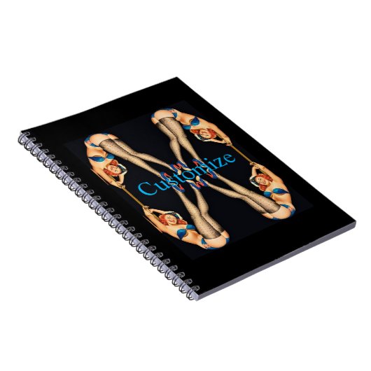 Acrobat  Pinups Thunder_Cove Notitieboek (Rechterzijde)