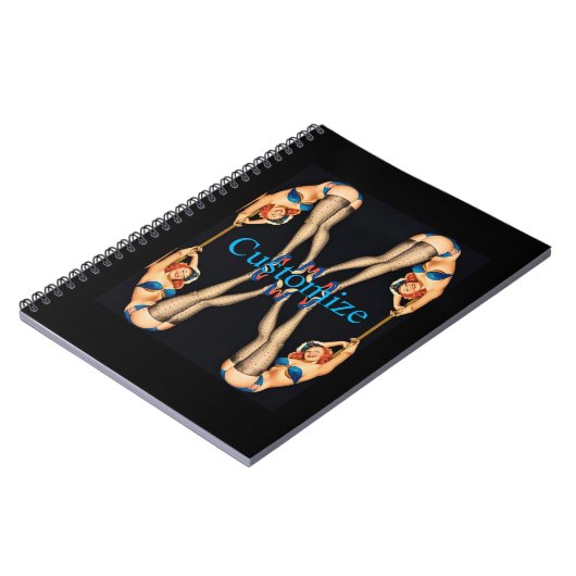 Acrobat  Pinups Thunder_Cove Notitieboek (Linkerzijde)