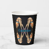 Acrobat Pinups Thunder_Cove Papieren Bekers (Achterkant)