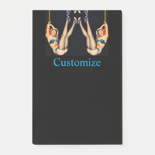 Acrobat Pinups Thunder_Cove Post-it® Notes