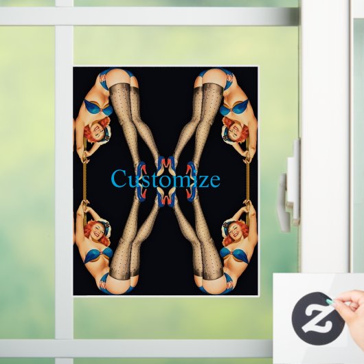 Acrobat Pinups Thunder_Cove Raamsticker (Huis)