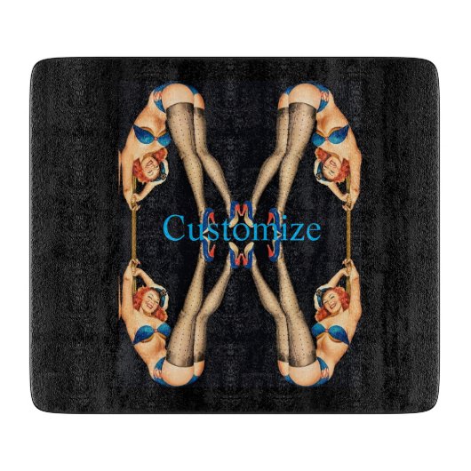 Acrobat  Pinups Thunder_Cove Snijplank (Voorkant)