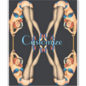 Acrobat Pinups Thunder_Cove Sticker (Voorkant)