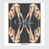 Acrobat Pinups Thunder_Cove Sticker (Vel)