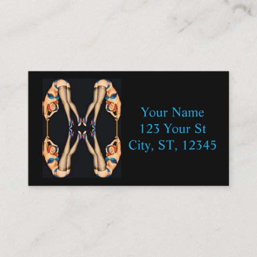 Acrobat  Pinups Thunder_Cove Visitekaartje (Voorkant)