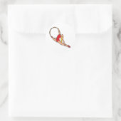 Acrobat Ronde Sticker (Tas)