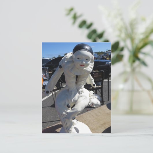 Acrobat Statue Briefkaart (Staand voorkant)