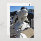 Acrobat Statue Briefkaart (Voorkant / Achterkant)
