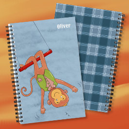 Acrobate Circus Aap Kind Spiraal Notebook Notitieboek