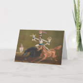 Acrobaten te paard. kaart (Voorkant)