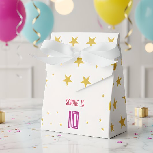 Acrobatics and gymnastics sport girl birthday bedankdoosjes