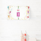 Acrobatics and gymnastics sport girl birthday spandoek (Insitu)